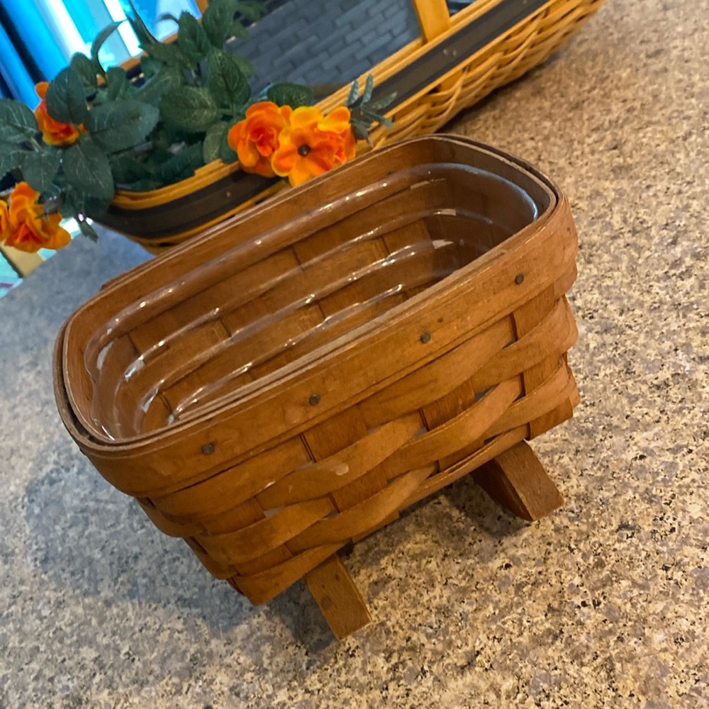 Longaberger Cradle Rocker Handmade Basket